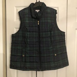 Plaid vest